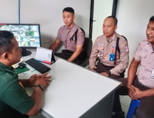 Briefing dan konseling terhadap tenaga keamanan di PT. DNP
